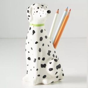 Anthropologie Dalmation Pencil Cup